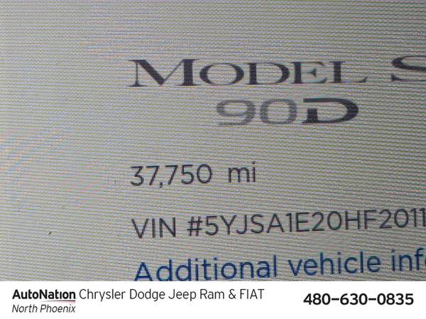 2017 Tesla Model S 90D AWD All Wheel Drive SKU:HF201111 - cars &... for sale in North Phoenix, AZ – photo 12