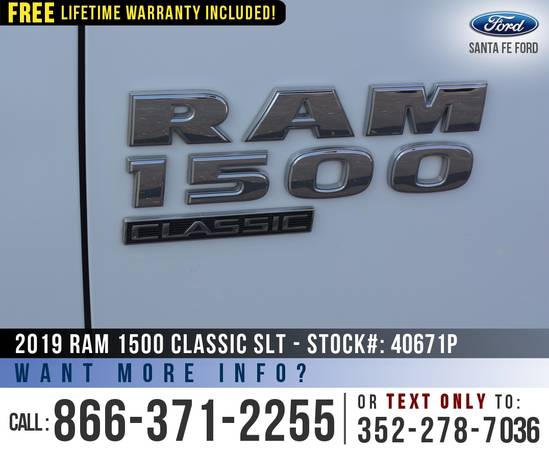2019 RAM 1500 CLASSIC SLT Bluetooth - Homelink - Touchscreen for sale in Alachua, GA – photo 8