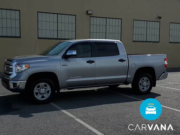 2017 Toyota Tundra CrewMax SR5 Pickup 4D 5 1/2 ft pickup Silver - -... for sale in binghamton, NY – photo 4