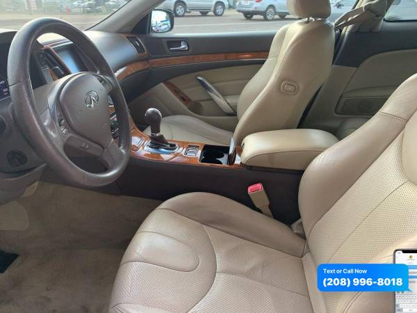 2008 Infiniti G37 Base 2dr Coupe - cars & trucks - by dealer -... for sale in Garden City, ID – photo 12