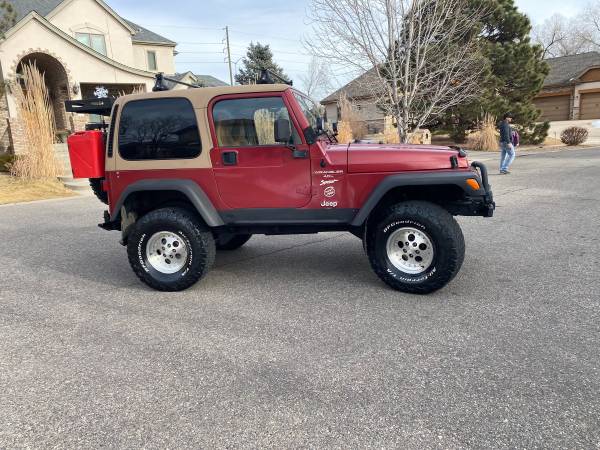 Fully Built Lifted and Locked Jeep Wrangler TJ 4 0L 4x4 Terraflex for sale in Aurora, CO – photo 4