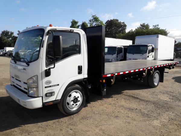 2011 ISUZU NRR 20ft FLATBED TURBO DIESEL - - by for sale in San Jose, CA – photo 8