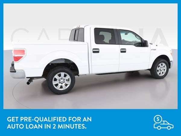 2012 Ford F150 SuperCrew Cab XLT Pickup 4D 5 1/2 ft pickup White for sale in Hobart, IL – photo 9