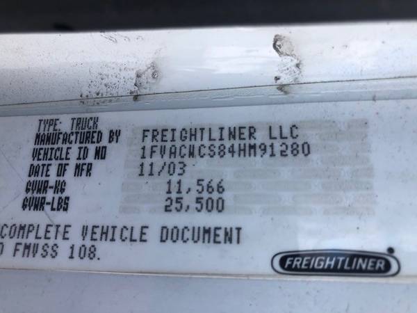 2004 Freighltiner M2 - cars & trucks - by dealer - vehicle... for sale in Jasper, IN – photo 5