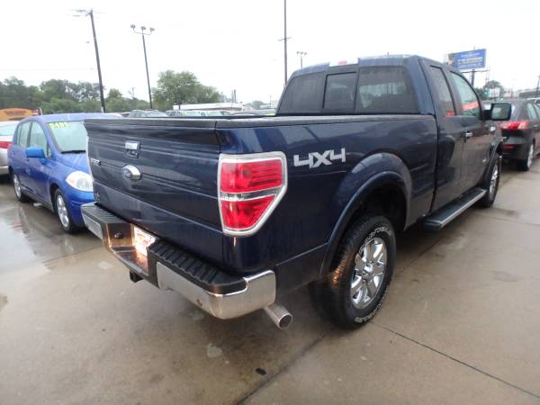 2014 Ford F-150 Super Cab Lariat 4WD Blue for sale in Des Moines, IA – photo 2