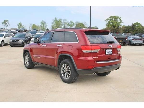 2014 Jeep Grand Cherokee Limited (Deep Cherry Red Crystal Pearlcoat) for sale in Chandler, OK – photo 5