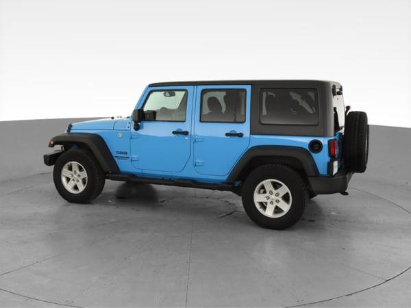 2017 Jeep Wrangler Unlimited Sport S Sport Utility 4D suv Blue - -... for sale in Atlanta, LA – photo 6