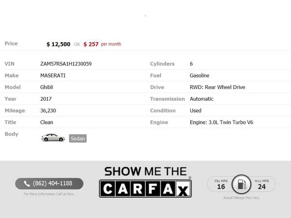 2017 Maserati Ghibli S - - by dealer - vehicle for sale in Passaic, NJ – photo 2