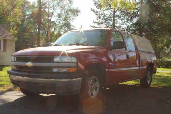 1999 Chevy Silverado 1500 ext. Cab - 3 door - 6ft truck bed used for c for sale in Howard City, MI