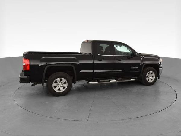 2014 GMC Sierra 1500 Double Cab SLE Pickup 4D 6 1/2 ft pickup Black... for sale in Akron, OH – photo 12