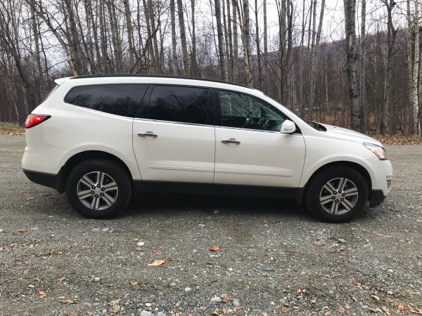 2015 CHEVROLET Traverse LT AWD) Family car 3 Row Seats/ Seat 8 people. for sale in Wasilla, AK – photo 2