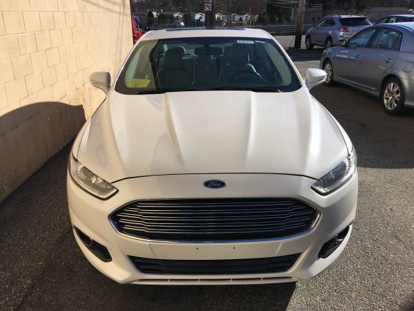 2014 Ford Fusion Titanium w/ Eco Boost, Sunroof and Leather. - cars... for sale in Peabody, MA – photo 2