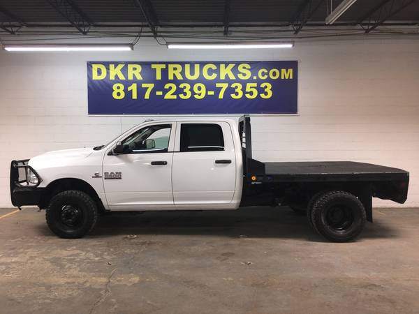 2017 RAM 3500 Crew Cab 4x4 Dually Diesel Service Flatbed Work Truck for sale in Arlington, TX – photo 4