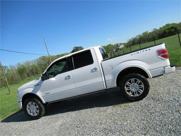 2013 FORD F150 LIMITED, White APPLY ONLINE - BROOKBANKAUTO COM! for sale in Summerfield, VA – photo 2
