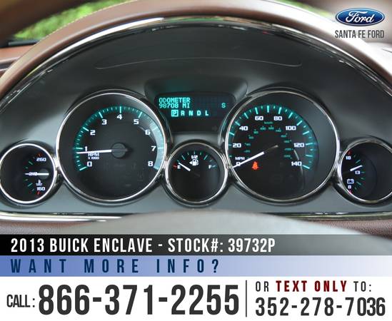 2013 BUICK ENCLAVE SUV *** Remote Start, Homelink, Leather Seats *** for sale in Alachua, FL – photo 16