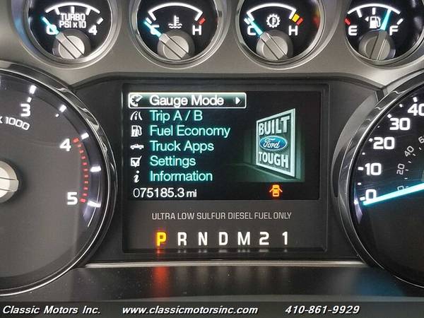 2014 Ford F-350 Crew Cab Lariat 4X4 LIFTED! LOW MILES! - cars & for sale in Finksburg, PA – photo 24