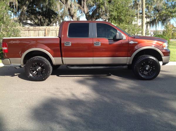 2005 Ford F-150 4X4 King Ranch.Lifted.Low Mileage. - cars & trucks -... for sale in Sarasota, FL – photo 3