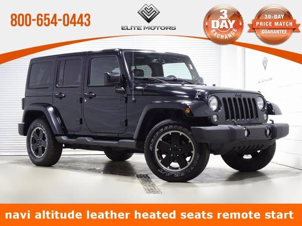 2014 Jeep Wrangler Unlimited Sahara !!Bad Credit, No Credit? NO... for sale in WAUKEGAN, WI