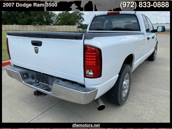 2007 Dodge Ram 3500 2WD Quad Cab SRW ST Diesel - cars & trucks - by... for sale in Lewisville, TX – photo 6