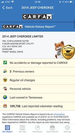 2014 JEEP CHEROKEE LIMITED - - by dealer - vehicle for sale in Alcoa, TN – photo 10