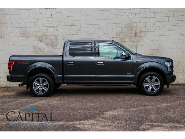 1 Owner '17 Ford F-150 Platinum FX4 4x4 Crew Cab for DIRT CHEAP! for sale in Eau Claire, MN – photo 11