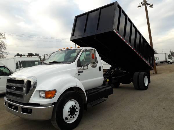 2015 FORD F650 18 FEET DUMP TRUCK 6.8L GAS POWER-NON CDL - cars &... for sale in San Jose, CA – photo 13