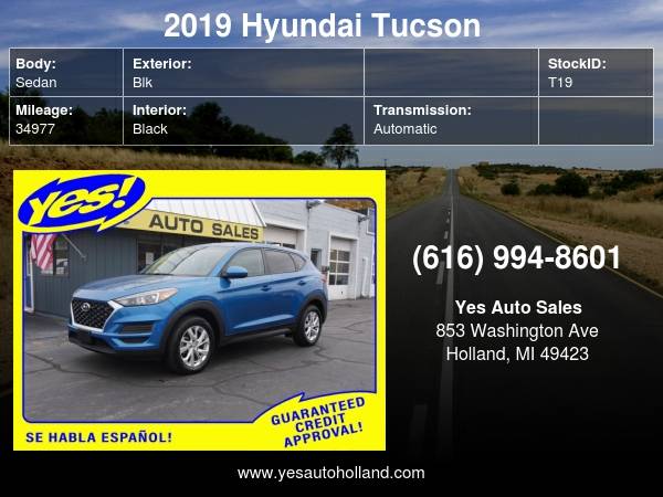2019 Hyundai Tucson SE - cars & trucks - by dealer - vehicle... for sale in Holland , MI – photo 24