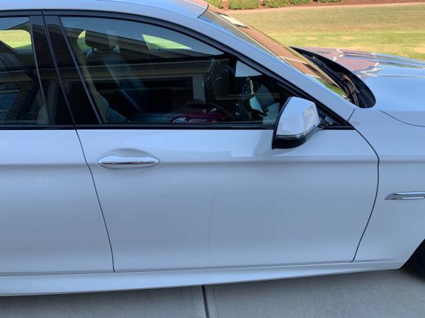 2016 BMW 535i white w/black leather low mileage for sale in Clayton, NC – photo 4