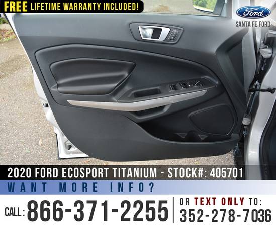 2020 FORD ECOSPORT TITANIUM SAVE Over 7, 000 off MSRP! for sale in Alachua, FL – photo 8
