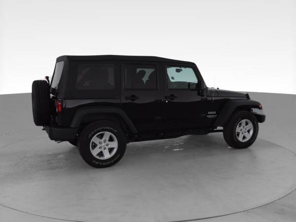 2017 Jeep Wrangler Unlimited Sport SUV 4D suv Black - FINANCE ONLINE... for sale in Chicago, IL – photo 12