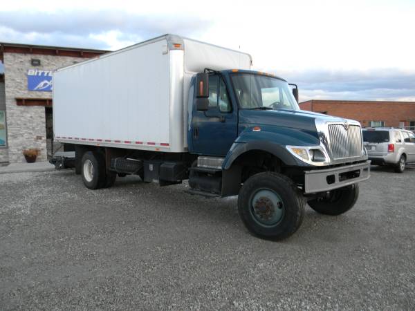 2005 International 7300 4x4 Box Truck - - by dealer for sale in Stevensville, MT – photo 3