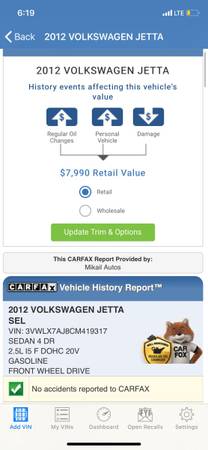 2012 Volkswagen Jetta 2.5L SEL Sedan 4D for sale in San Diego, CA – photo 5