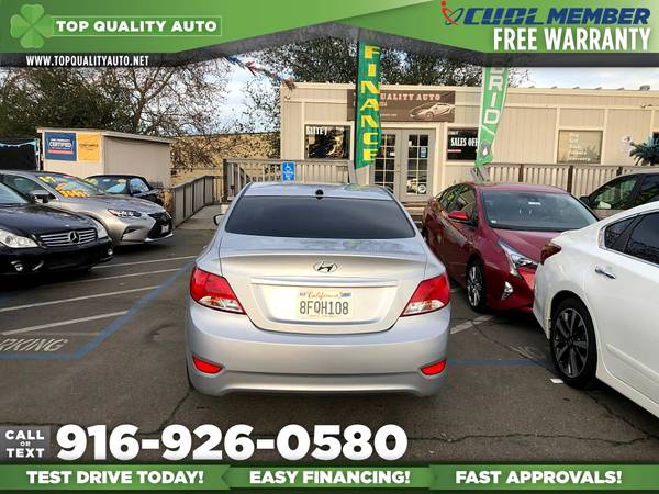 2017 Hyundai Accent SE Sedan for only $9,995 - cars & trucks - by... for sale in Rancho Cordova, CA – photo 8