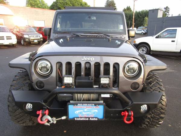2014 Jeep Wrangler Unlimited 4X4 4dr SAHARA *GRAY* 59K LOTS OF... for sale in Milwaukie, OR – photo 3