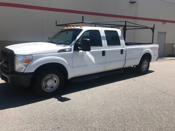 2012 Ford F-250 Crew Cab V8 Auto 8ft Bed Ladder Racks - cars & for sale in Johnston, RI – photo 2