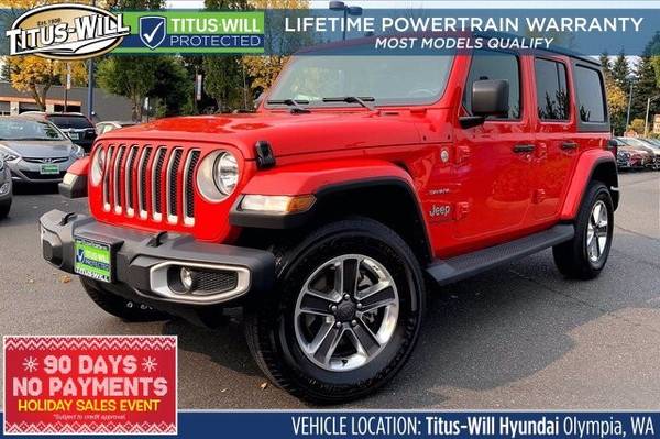 2019 Jeep Wrangler Unlimited 4x4 4WD SUV Electric Sahara Convertible... for sale in Olympia, WA – photo 12