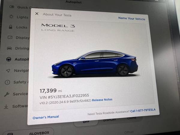 2018 Tesla Model 3 Long Range Sedan 4D sedan Blue - FINANCE ONLINE -... for sale in Visalia, CA – photo 19