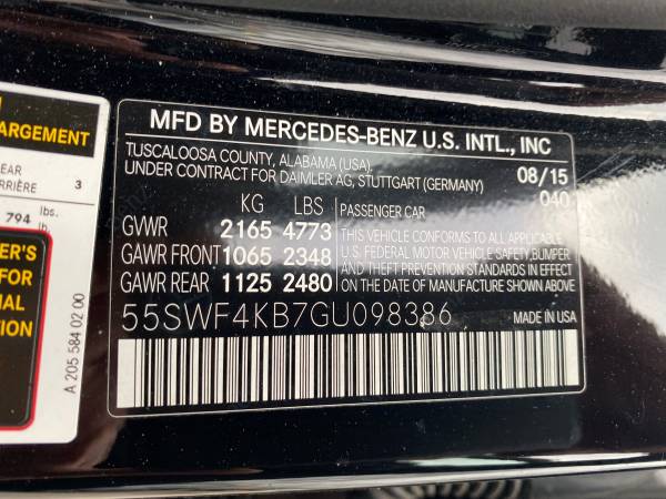 2016 MERCEDES-BENZ C300 AWD - - by dealer for sale in south burlington, VT – photo 24