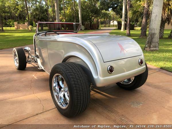 1932 Ford Roadster Hot Rod, less than 2,000 miles since build! Head tu for sale in Naples, FL – photo 5