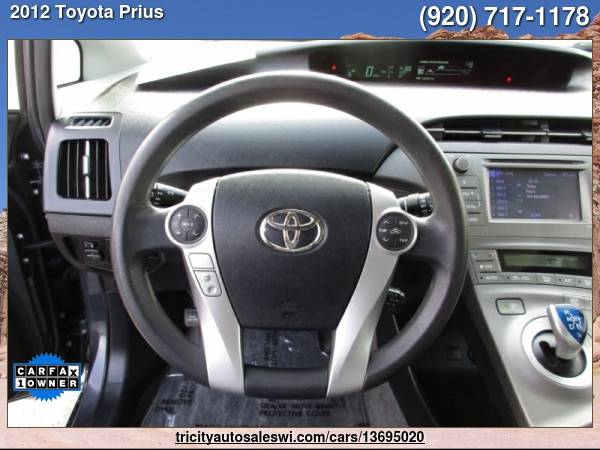 2012 Toyota Prius Three 4dr Hatchback Family owned since 1971 - cars... for sale in MENASHA, WI – photo 12