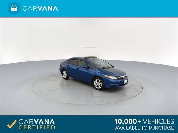 2012 Honda Civic EX Sedan 4D sedan Blue - FINANCE ONLINE for sale in Chicago, IL – photo 9