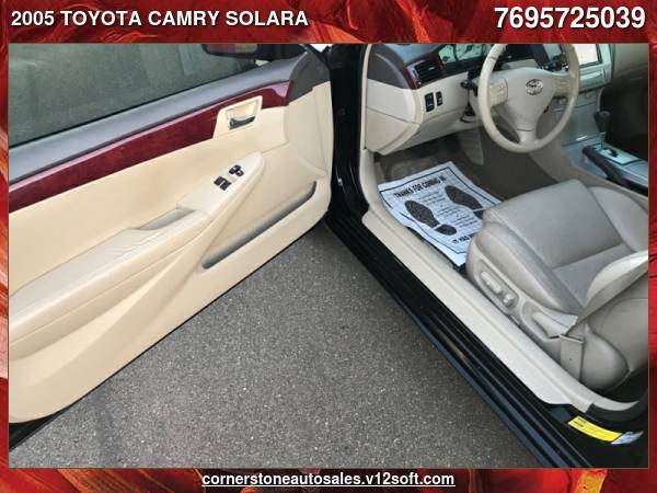 2005 TOYOTA CAMRY SOLARA SE - cars & trucks - by dealer - vehicle... for sale in Flowood, MS – photo 10