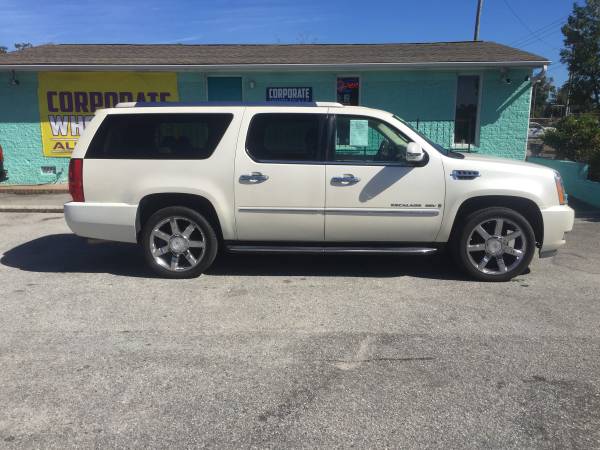 LOADED! 2008 CADILLAC ESCALADE ESV AWD W LTHR, ROOF, NAV, 22" WHEELS for sale in Wilmington, NC – photo 11