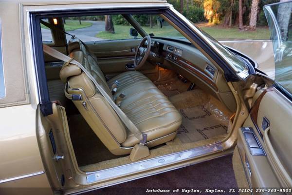 1974 Cadillac Coupe DeVille - 51K Miles, Leather, All Original Survi for sale in Naples, FL – photo 4