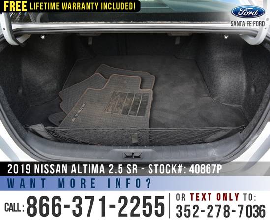 2019 Nissan Altima 2 5 SR Touchscreen - SIRIUS - Cruise for sale in Alachua, FL – photo 19