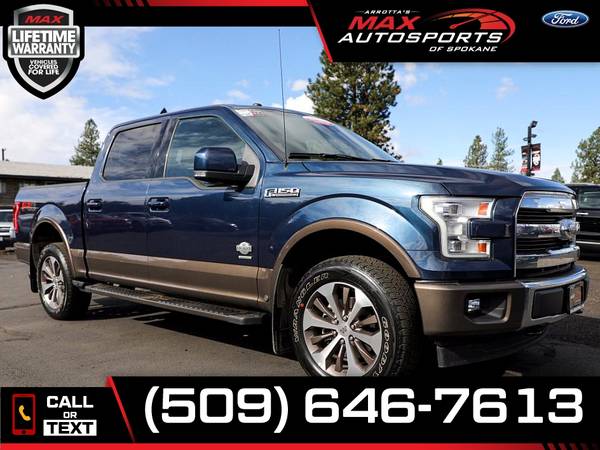 $667/mo - 2017 Ford F-150 KING RANCH ECOBOOST 4X4 - LIFETIME... for sale in Spokane, WA – photo 6