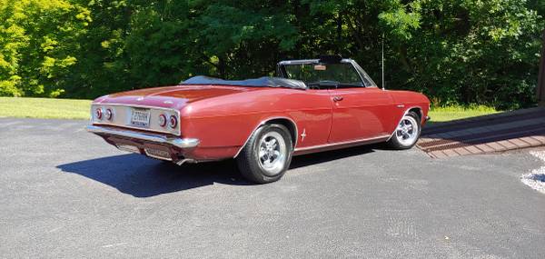 1965 Chevrolet Corvair Corsa convertible Spyder turbocharged 180 HP for sale in Milford, OH – photo 2