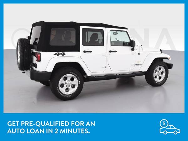 2014 Jeep Wrangler Unlimited Sahara Sport Utility 4D suv White for sale in Bloomington, IL – photo 9