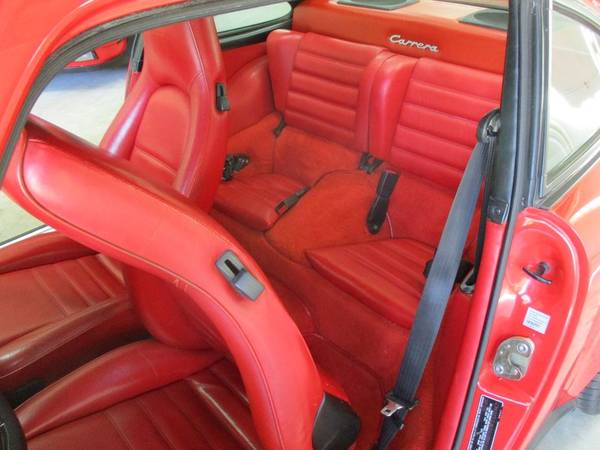 1985 Porsche Red/Red No Sunroof US Carrera Coupe for sale in Sacramento, CO – photo 4