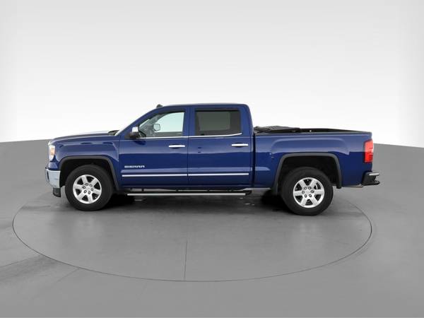 2014 GMC Sierra 1500 Crew Cab SLT Pickup 4D 5 3/4 ft pickup Blue - -... for sale in Albany, NY – photo 5